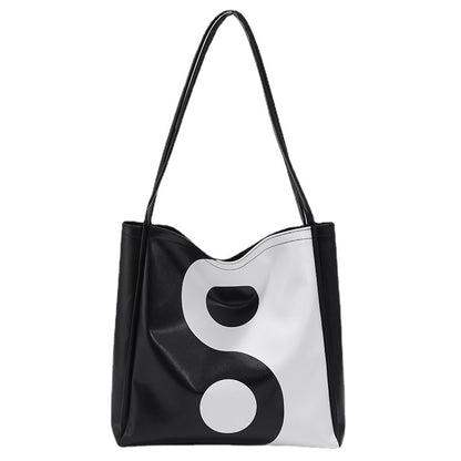 Sac fourre-tout Femme motif "Ying & yang"