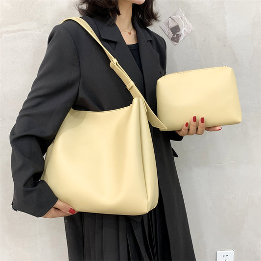 Women's tote bag 2 pieces - 5 colors