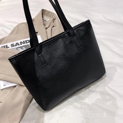 Hot Sale Large Women's Bag Large Capacity Shoulder Bags High Quality PU Leather Shoulder Bags Ladies Wild Bags Sac Main Femme